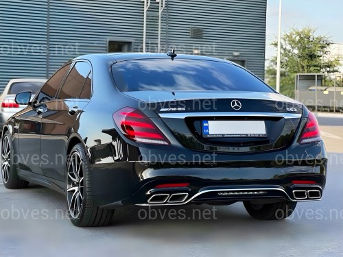 Комплект рестайлинга AMG S63 2018+ для Mercedes S Class W222 2013-2017 Комплект рестайлинга AMG S63 2018+ для Mercedes S Class W222 2013-2017