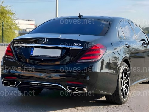 Комплект рестайлинга AMG S63 2018+ для Mercedes S Class W222 2013-2017 Комплект рестайлинга AMG S63 2018+ для Mercedes S Class W222 2013-2017
