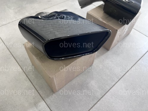 Насадки на выхлопные трубы BLACK M Paket BMW X5 F15 2014-2018