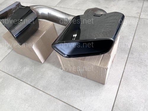 Насадки на выхлопные трубы BLACK M Paket BMW X5 F15 2014-2018