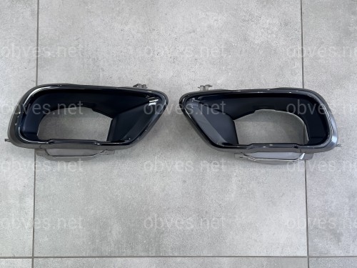 Насадки на выхлопные трубы BLACK M Paket BMW X5 G05 / X6 G06 / X7 G07