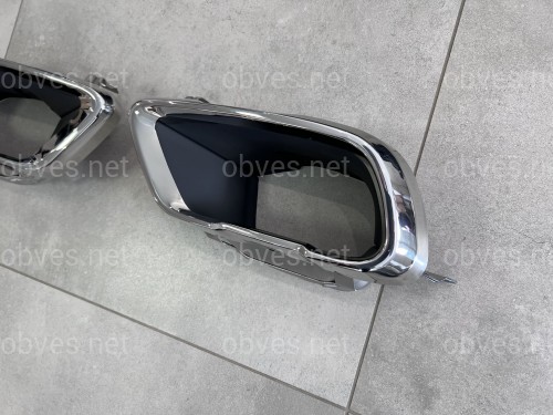 Насадки на выхлопные трубы CHROME M Paket BMW X5 G05 / X6 G06 / X7 G07 Насадки на выхлопные трубы CHROME M Paket BMW X5 G05 / X6 G06 / X7 G07