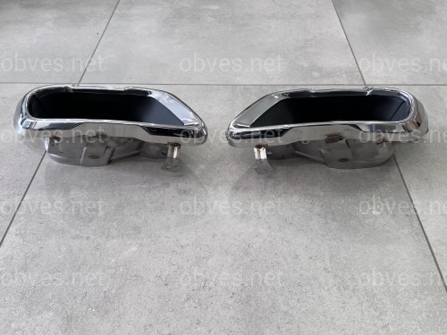 Насадки на выхлопные трубы CHROME M Paket BMW X5 G05 / X6 G06 / X7 G07 Насадки на выхлопные трубы CHROME M Paket BMW X5 G05 / X6 G06 / X7 G07