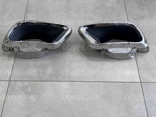 Насадки на выхлопные трубы CHROME M Paket BMW X5 G05 / X6 G06 / X7 G07 Насадки на выхлопные трубы CHROME M Paket BMW X5 G05 / X6 G06 / X7 G07