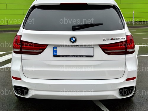 Насадки на выхлопные трубы BLACK M Paket BMW X5 F15 2014-2018