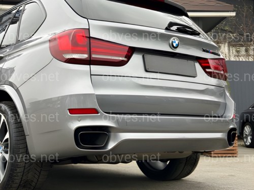 Насадки на выхлопные трубы BLACK M Paket BMW X5 F15 2014-2018