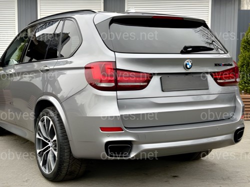 Насадки на выхлопные трубы BLACK M Paket BMW X5 F15 2014-2018