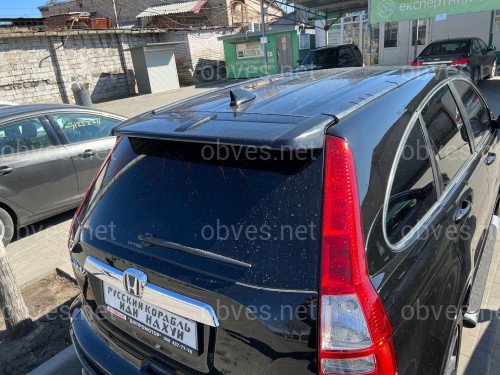 Спойлер козырек Honda CRV 2006-2012 ABS пластик, цвет черный