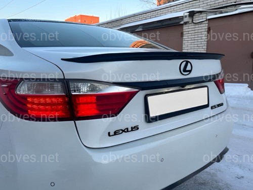 Спойлер лип Lexus ES 2012-2017 ABS пластик, цвет черный Спойлер лип Lexus ES 2012-2017 ABS пластик, цвет черный