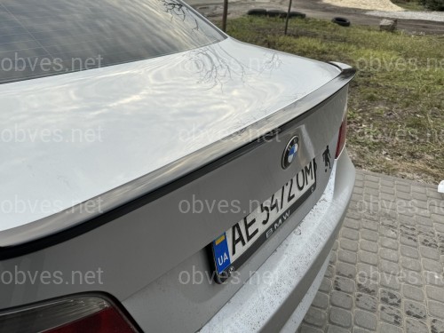 Спойлер лип багажника BMW series 5 E60 2004-2009 ABS пластик, цвет черный глянец Спойлер лип багажника BMW series 5 E60 2004-2009 ABS пластик, цвет черный глянец