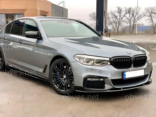 Лезвия под пороги M-Perfomance BMW 5 series G30 G31 2017- 2шт. черный глянец Лезвия под пороги M-Perfomance BMW 5 series G30 G31 2017- 2шт. черный глянец