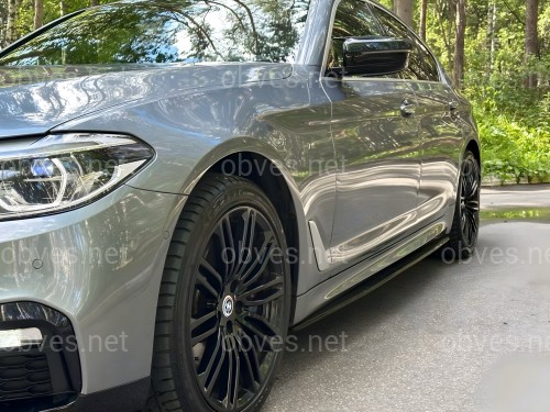 Лезвия под пороги M-Perfomance BMW 5 series G30 G31 2017- 2шт. черный глянец Лезвия под пороги M-Perfomance BMW 5 series G30 G31 2017- 2шт. черный глянец