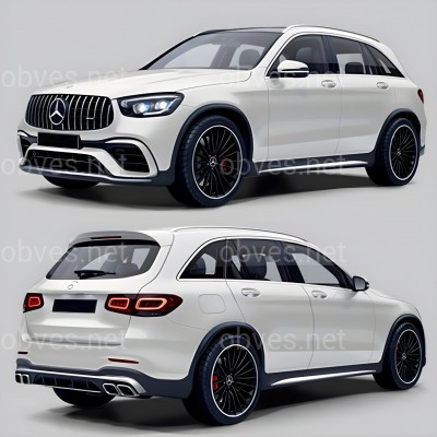 Комплект обвеса GLC63 AMG Mercedes-Benz GLC class X253 2020-2023 Комплект обвеса GLC63 AMG Mercedes-Benz GLC class X253 2020-2023