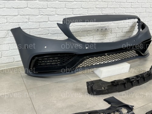 Бампер в сборе стиль AMG C63 Mercedes C-class W205 2014-2018 Бампер в сборе стиль AMG C63 Mercedes C-class W205 2014-2018