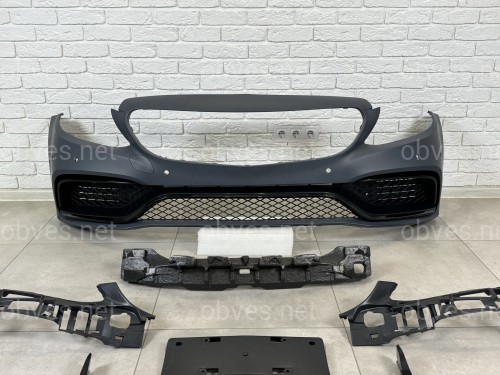 Бампер в сборе стиль AMG C63 Mercedes C-class W205 2014-2018 Бампер в сборе стиль AMG C63 Mercedes C-class W205 2014-2018