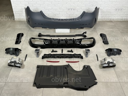 Комплект обвеса стиль AMG C63 для Mercedes C Class W206 2021+ Комплект обвеса стиль AMG C63 для Mercedes C Class W206 2021+