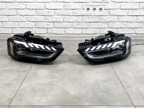 Фары full led Audi A4 B8 2012-2015 (левая + правая) ГАЛОГЕН В ЛЭД Фары full led Audi A4 B8 2012-2015 (левая + правая) ГАЛОГЕН В ЛЭД
