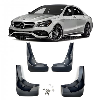 Брызговики для AMG Mercedes-Benz CLA class C117 2013-2018, комплект 4шт.