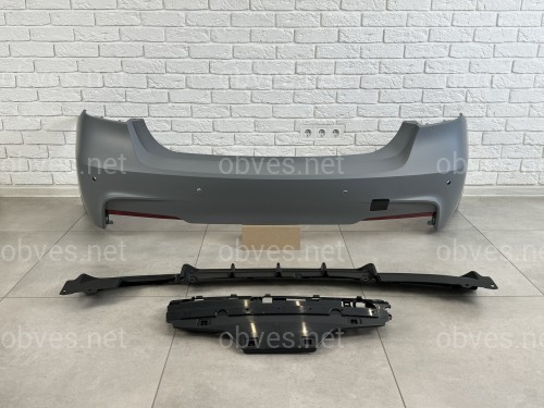 Комплект обвеса M Paket BMW 3 Series F30 2012-2018 (передний / задний бампер, пороги) ПОД ПАРКТРОННИКИ Комплект обвеса M Paket BMW 3 Series F30 2012-2018 (передний / задний бампер, пороги) ПОД ПАРКТРОННИКИ