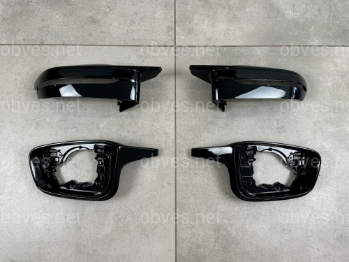 Корпуса зеркал M LOOK BMW G11 G12 G14 G15 G16 G20 G21 G22 G23 G26 G30 G31 G32 черный глянец V2 Корпуса зеркал M LOOK BMW G11 G12 G14 G15 G16 G20 G21 G22 G23 G26 G30 G31 G32 черный глянец V2