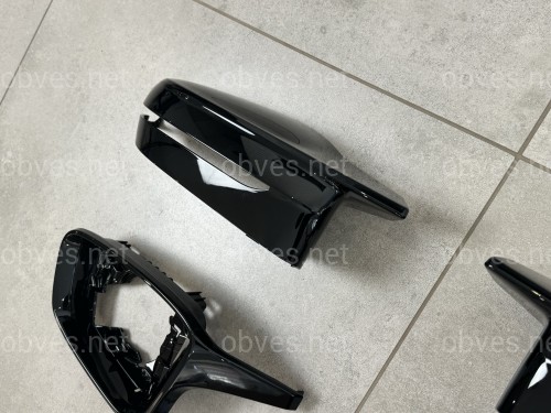 Корпуса зеркал M LOOK BMW G11 G12 G14 G15 G16 G20 G21 G22 G23 G26 G30 G31 G32 черный глянец V2 Корпуса зеркал M LOOK BMW G11 G12 G14 G15 G16 G20 G21 G22 G23 G26 G30 G31 G32 черный глянец V2