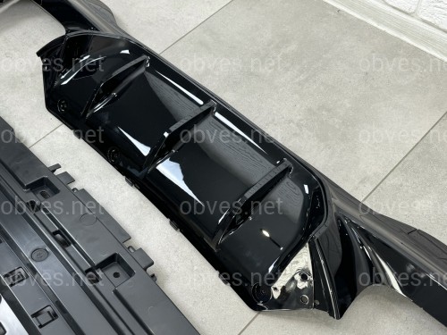Диффузор накладка заднего бампера M5 style F90 для BMW 5 series G30 2017- К БАМПЕРУ М ПАКЕТ, черный глянец Диффузор накладка заднего бампера M5 style F90 для BMW 5 series G30 2017- К БАМПЕРУ М ПАКЕТ, черный глянец