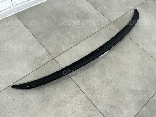 Спойлер лип M Performance BMW 3 series F30 2012-2018 ABS пластик, черный глянец