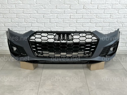 Бампер передний в сборе S-Line для Audi A5 B9 2020- Бампер передний в сборе S-Line для Audi A5 B9 2020-