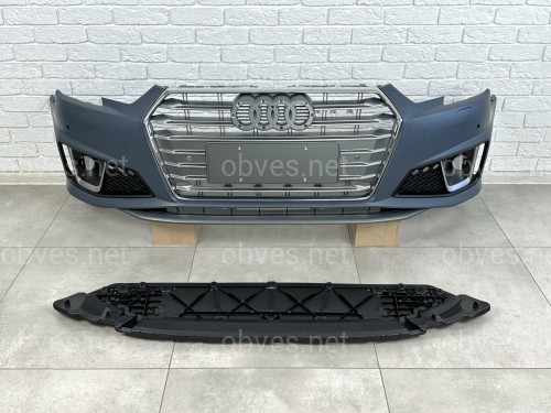 Передний бампер в сборе S-Line 2018- для Audi A4 B9 2015-2019 Передний бампер в сборе S-Line 2018- для Audi A4 B9 2015-2019