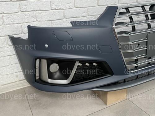 Передний бампер в сборе S-Line 2018- для Audi A4 B9 2015-2019 Передний бампер в сборе S-Line 2018- для Audi A4 B9 2015-2019
