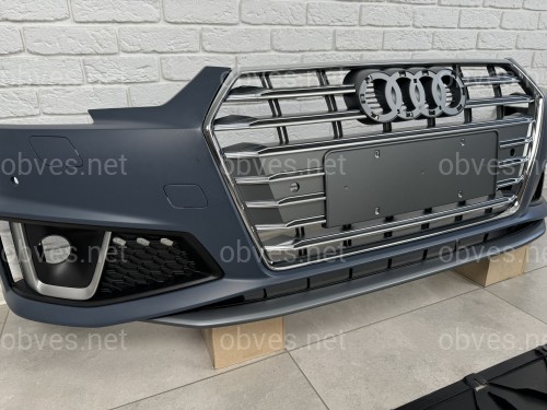 Передний бампер в сборе S-Line 2018- для Audi A4 B9 2015-2019 Передний бампер в сборе S-Line 2018- для Audi A4 B9 2015-2019