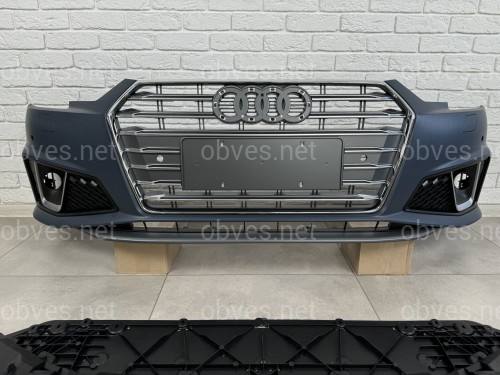 Передний бампер в сборе S-Line 2018- для Audi A4 B9 2015-2019 Передний бампер в сборе S-Line 2018- для Audi A4 B9 2015-2019