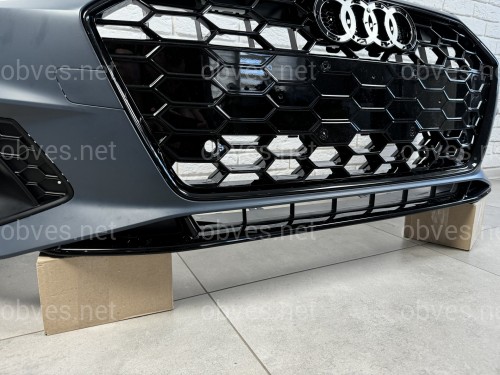 Бампер передний в сборе S-Line для Audi A4 B9 2020- Бампер передний в сборе S-Line для Audi A4 B9 2020-