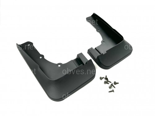 Брызговики передние Mitsubishi Outlander 2013-2021, комплект 2шт. Брызговики передние Mitsubishi Outlander 2013-2021, комплект 2шт.