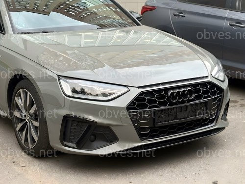 Бампер передний в сборе S-Line для Audi A4 B9 2020- Бампер передний в сборе S-Line для Audi A4 B9 2020-