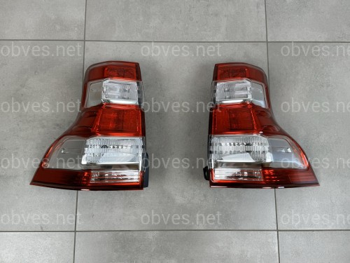 Задние рестайлинговые светодиодные фонари Toyota Land Cruiser Prado 150 2009-2017 (2шт) Задние рестайлинговые светодиодные фонари Toyota Land Cruiser Prado 150 2009-2017 (2шт)
