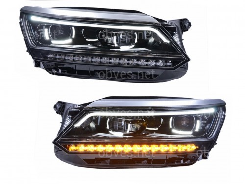 FULL LED фары для Volkswagen Passat USA B8 2016-2019  (комплектные левая + правая 2шт.)