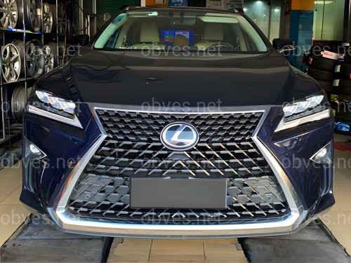 Решётка радиатора Lexus RX 2015-2019 в стиле рестайлинг 2020 цвет графит Решётка радиатора Lexus RX 2015-2019 в стиле рестайлинг 2020 цвет графит