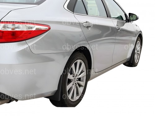 Брызговики Toyota Camry USA 55 / 60 2014-2017 комплект 4шт. Брызговики Toyota Camry USA 55 / 60 2014-2017 комплект 4шт.