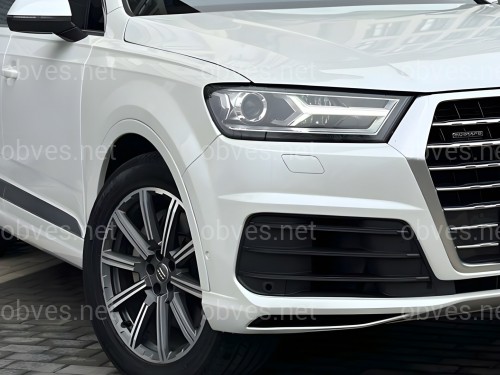 Решетки бампера S-Line БЕЗ РАДАРА Audi Q7 4M 2015-2019 черные 2шт, левая 4M0 807 681 D GXE T94 / правая 4M0 807 682 D GXE T94