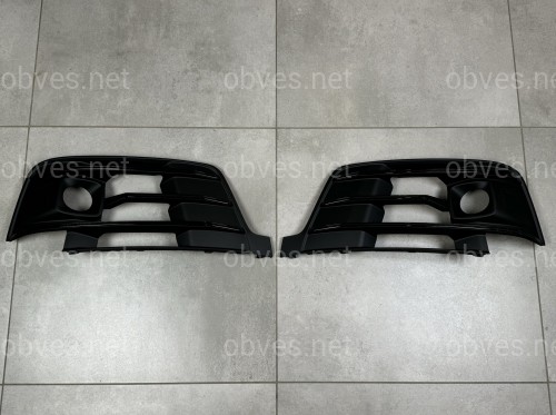 Решетки бампера S-Line ПОД РАДАРЫ Audi Q7 4M 2015-2019 черные 2шт, левая 4M0 807 681 / правая 4M0 807 682 Решетки бампера S-Line ПОД РАДАРЫ Audi Q7 4M 2015-2019 черные 2шт, левая 4M0 807 681 / правая 4M0 807 682