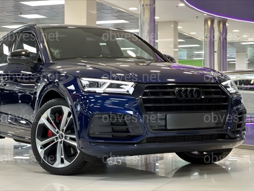 Бампер передний в сборе S-Line BLACK Audi Q5 2017-2020 Бампер передний в сборе S-Line BLACK Audi Q5 2017-2020