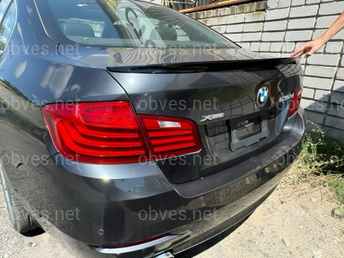 Спойлер лип на багажник BMW series 5 F10 2010-2016 ABS пластик, черный глянец Спойлер лип на багажник BMW series 5 F10 2010-2016 ABS пластик, черный глянец