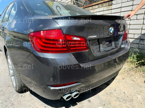 Спойлер лип на багажник BMW series 5 F10 2010-2016 ABS пластик, черный глянец Спойлер лип на багажник BMW series 5 F10 2010-2016 ABS пластик, черный глянец