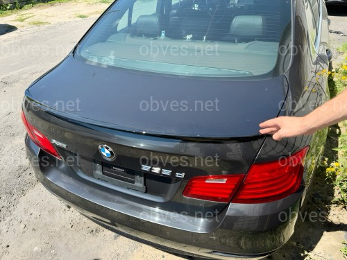 Спойлер лип на багажник BMW series 5 F10 2010-2016 ABS пластик, черный глянец Спойлер лип на багажник BMW series 5 F10 2010-2016 ABS пластик, черный глянец