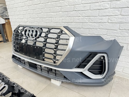 Бампер передний в сборе S-line Audi Q3 2019- Бампер передний в сборе S-line Audi Q3 2019-