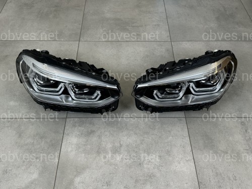 Фары Adaptive LED до рестайлинга для BMW X3 G01 F97 / X4 G02 F98 2018-2021 2шт. комплектные с блоками