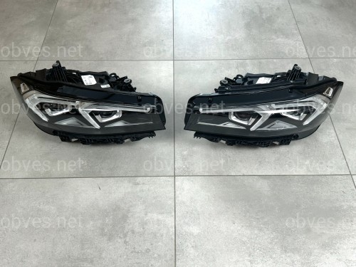 Фары Adaptive LED LCI рестайлинг для BMW 3 series G20 G21 2022+ 2шт. комплектные с блоками Фары Adaptive LED LCI рестайлинг для BMW 3 series G20 G21 2022+ 2шт. комплектные с блоками