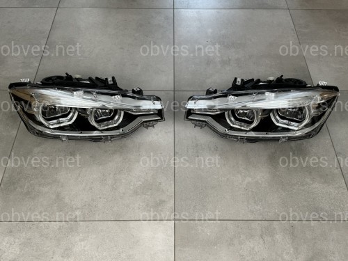 Фары Adaptive FULL LED LCI для BMW 3 series F30 F31 2015-2018 2шт. комплектные с блоками Фары Adaptive FULL LED LCI для BMW 3 series F30 F31 2015-2018 2шт. комплектные с блоками