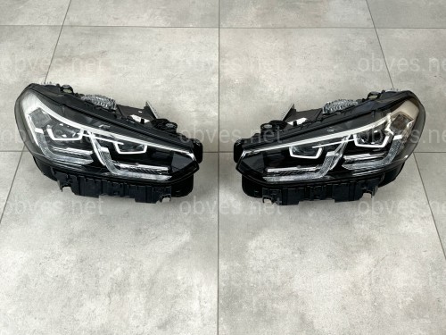 Фары Adaptive LED LCI рестайлинг для BMW X3 G01 F97 / X4 G02 F98 2021-2024 2шт. комплектные с блоками Фары Adaptive LED LCI рестайлинг для BMW X3 G01 F97 / X4 G02 F98 2021-2024 2шт. комплектные с блоками